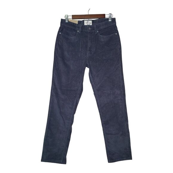 NWT Mens Vintage Weatherproof Corduroy Pants Straight 5 Pocket 30x29 Forged Iron - Picture 1 of 10